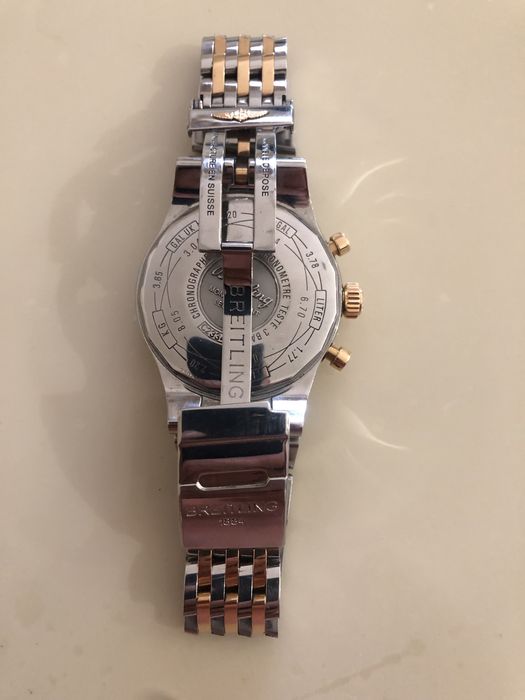 Breitling Montbrillant Légende Chronograph 18K Rose Gold Steel 47mm