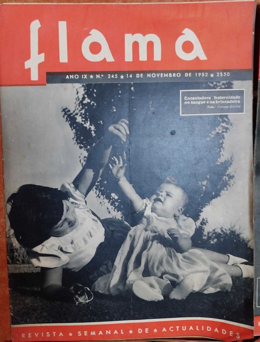 revistas: Flama (dez edições, 1952 e 1953)