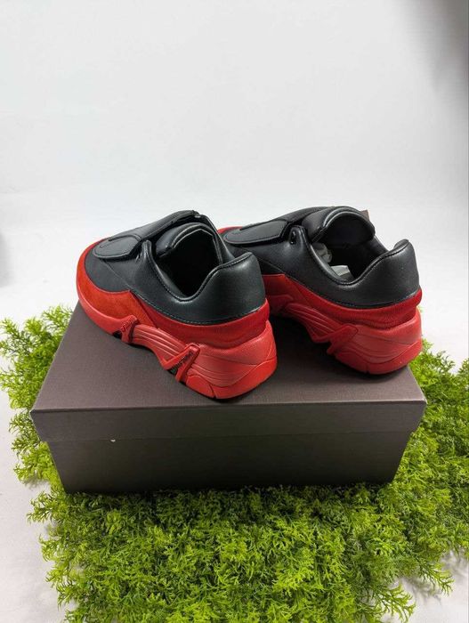 Кросівки Adidas x Raf Simons Antei Black/Red раф сімонc антеі блек/ред