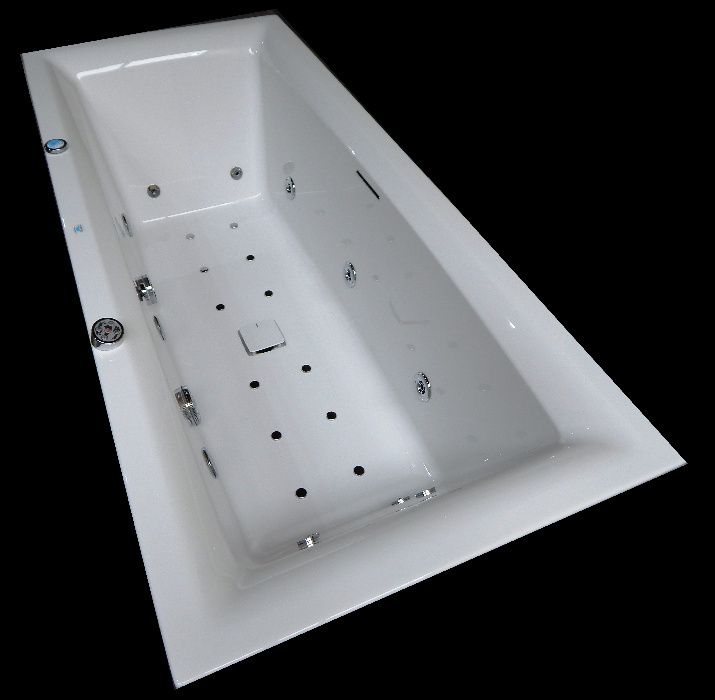 Wanna RIHO Still Square 180x80 z hydromasażem