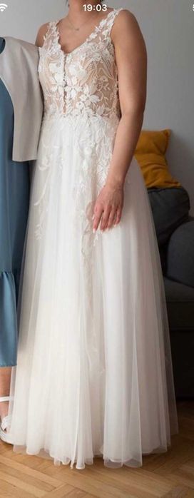 Suknia ślubna perła ivory