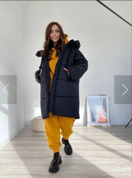 Продам пуховик дуже теплий оверсайз, приблизно размер L+