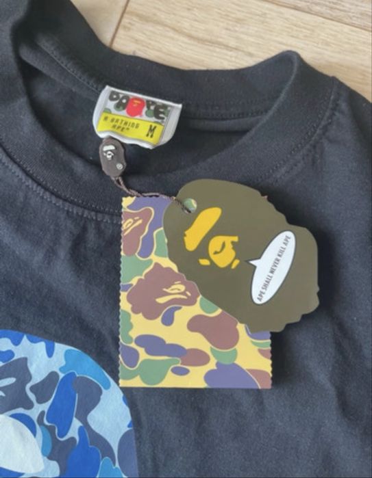 T shirt bape preta
