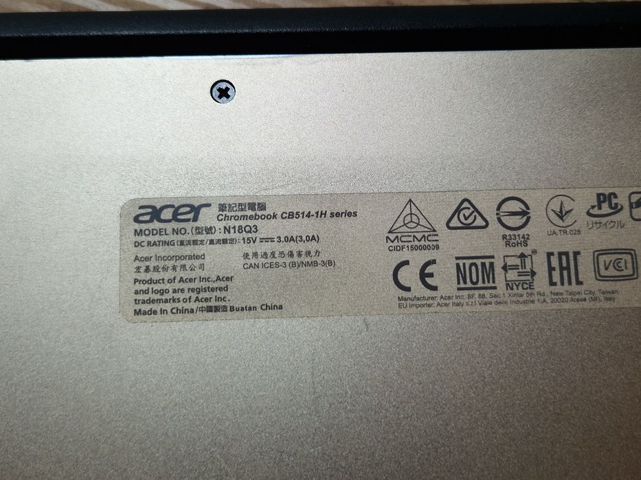 Acer Chromebook CB514-1H 14" 4/32