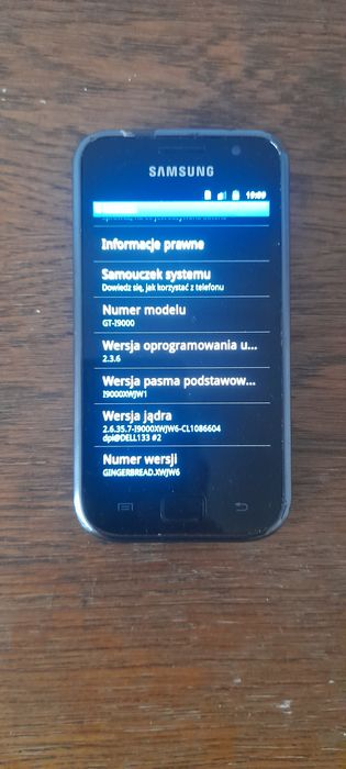smartfon Samsung Galaxy S GT-i9000