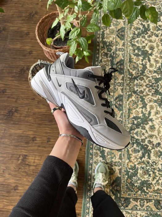 Мужские кроссовки Nike M2K Black/Grey Premium. Размеры 40-45