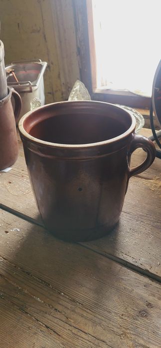 Garnek z kamionki 4L Bochnia kamionka dzbanek szkliwiony