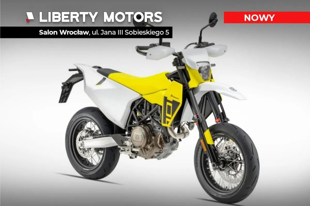 Husqvarna 701 SUPERMOTO / NOWY MODEL MY26 / Atrakcyjne finansowanie /Liberty Wrocław
