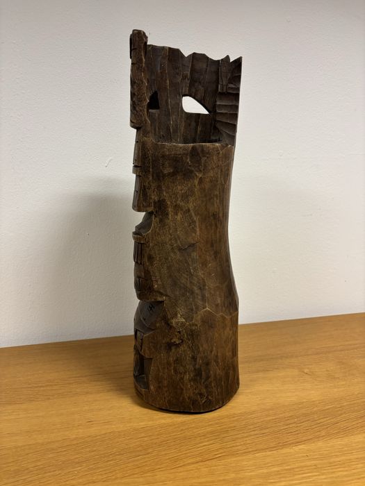 Estatua de madeira do Mexico