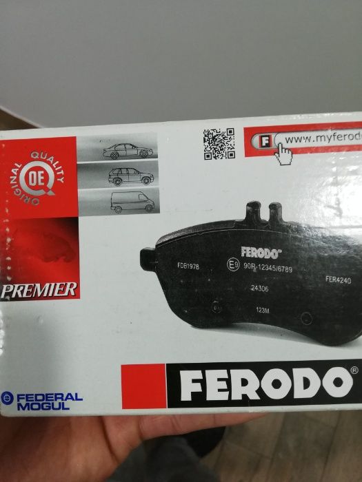 Pastilhas travão ferodo novas mais avisadores para mini R 53