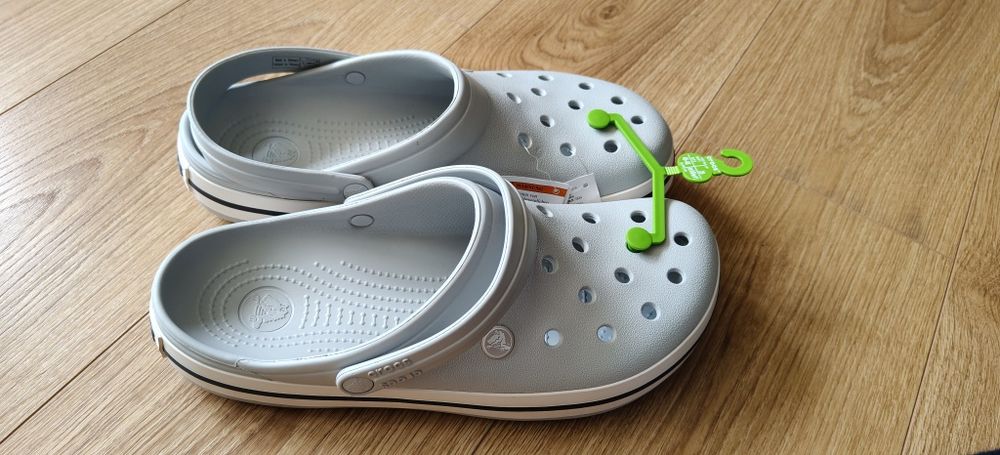Nowe klapki CROCS szare rozm.45/46 nowa kolekcja