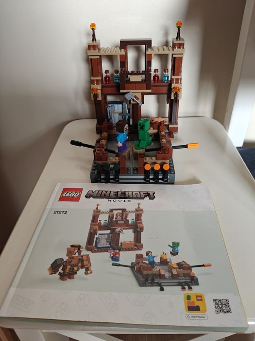 Klocki LEGO Minecraft 21272 Ring w leśnym dworze niekompletne
