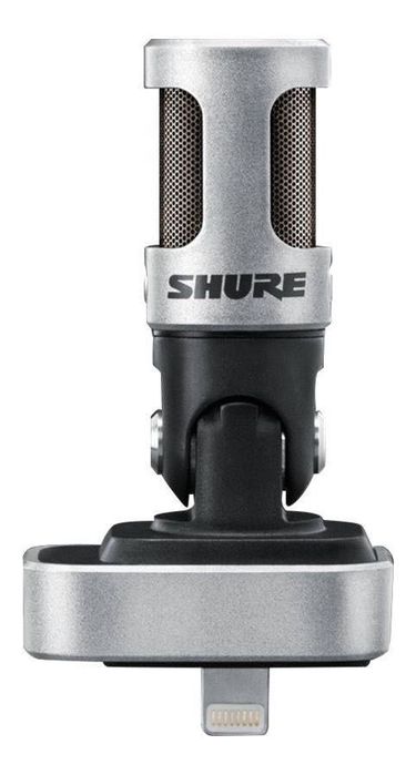 Microfone digital SHURE MV88 - Lightning (Pouco usado)