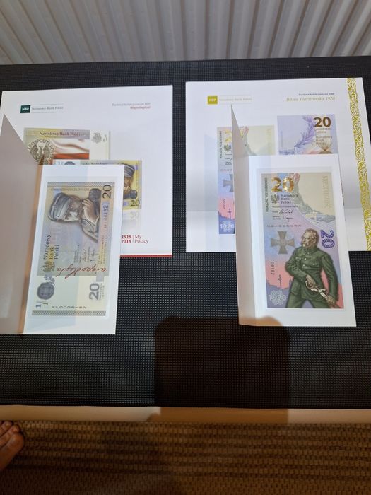 20 zł  Niepodległości +20 zł  Bitwa Warszawska nr 8182