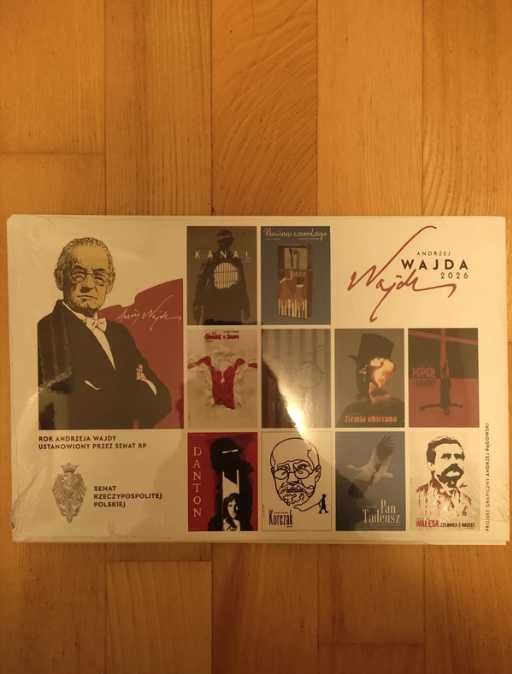 Limitowany kalendarz 2026 rozkładany Andrzej Wajda prezent pamiątka
