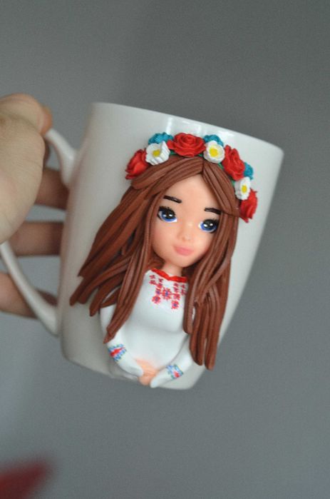 Чашка патріотична. Чашка україночка. Чашка по фотографії. Подарочная