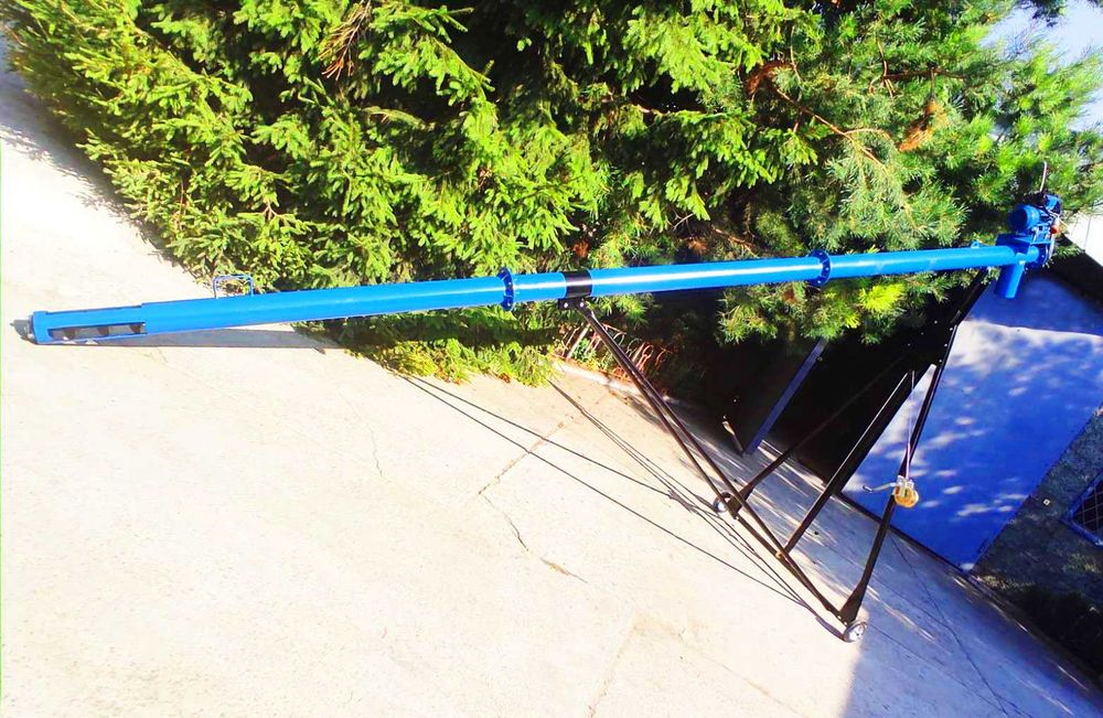 Шнековый погрузчик (конвейер) с подборщиком, 159 мм, 4 м, 380 В