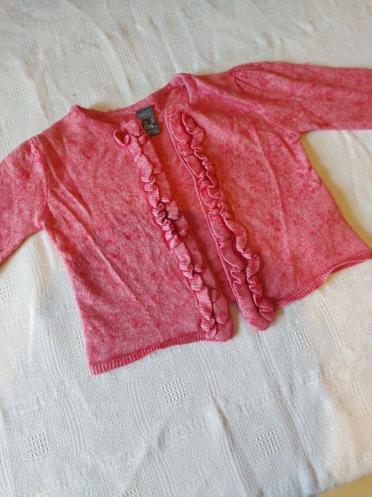 Casaco rosa menina
