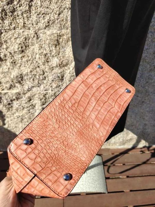 Bolsa Micussi Design Coral com Padrão Serpente Crocodilo ENVIO GRATIS