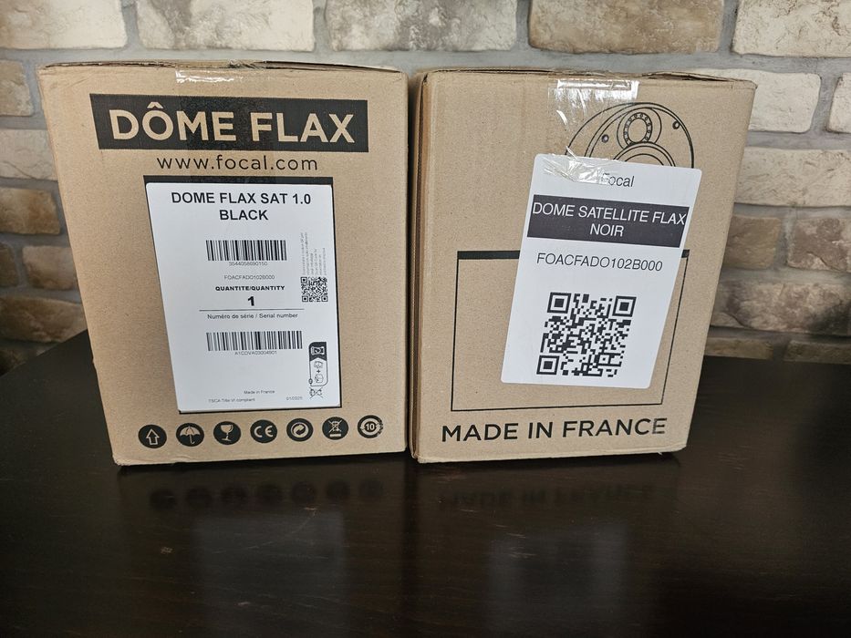 NOWE głośniki FOCAL Dome Flax ATMOS -  czarne biale OKAZJA