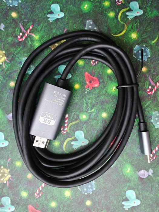Кабель Type-C to HDMI T9 Plus 4K/60Hz 1.8 м и TH001 8K/60Hz 2 м