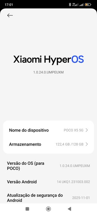 Xiaomi poco X5 5G dual sim em excelente estado