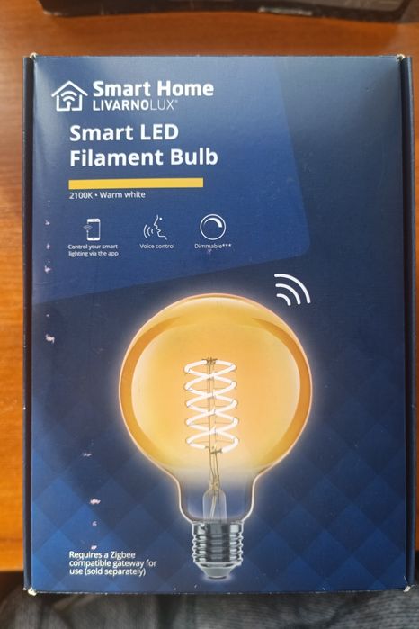 Bramka Lidl silvercrest zigbee LAN i 3 żarówki led z czego 2 nowe.