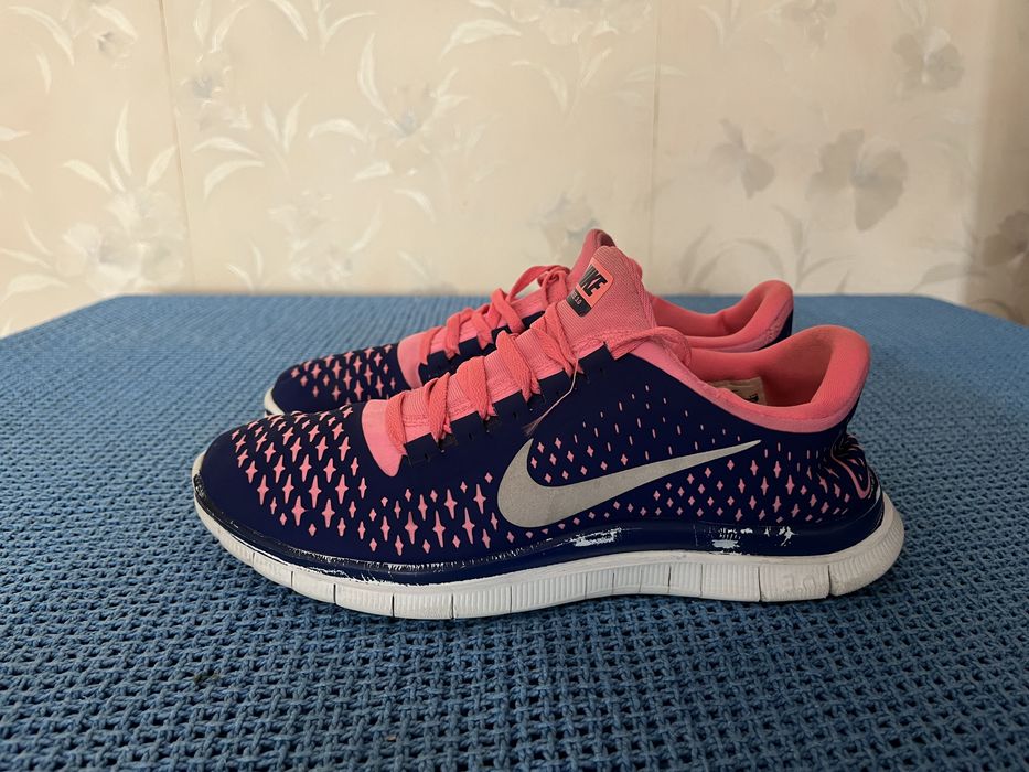 Кросівки Nike Free Run 3.0 V4 Deep Royal Blue Pink 41 розмір