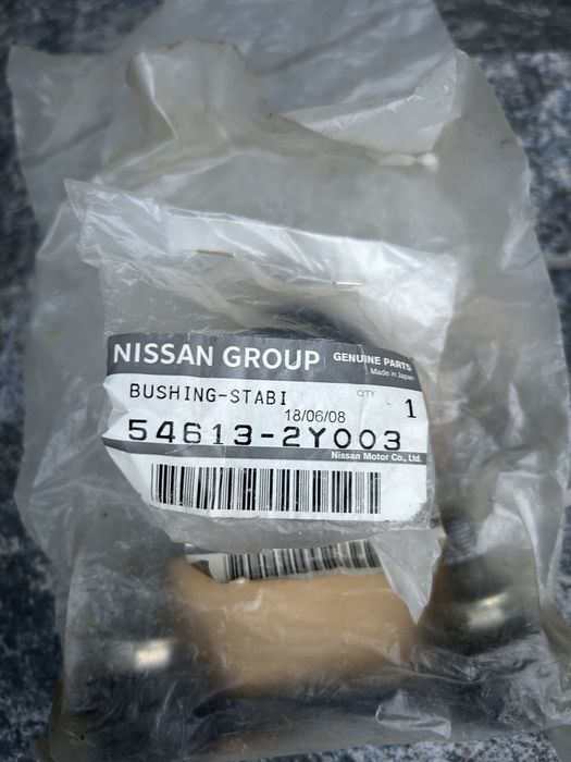 Стійки втулки стабілізатора nissan primera p12