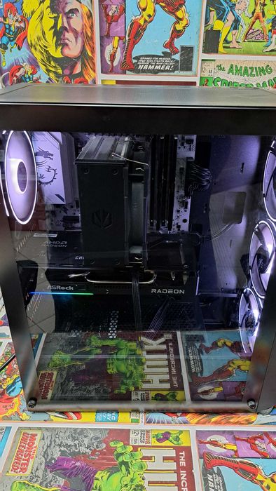 Gaming PC Ryzen 5 9600X | Radeon RX 9060 XT | 8GB 32GB DDR5 | 1TB SSD | Windows 11 | RATY Szczecin Ufogames