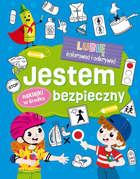 Jestem Bezpieczny. Lubię Kolorować I Odkrywać Wydawnictwo Ibis Nowa Nieużywana