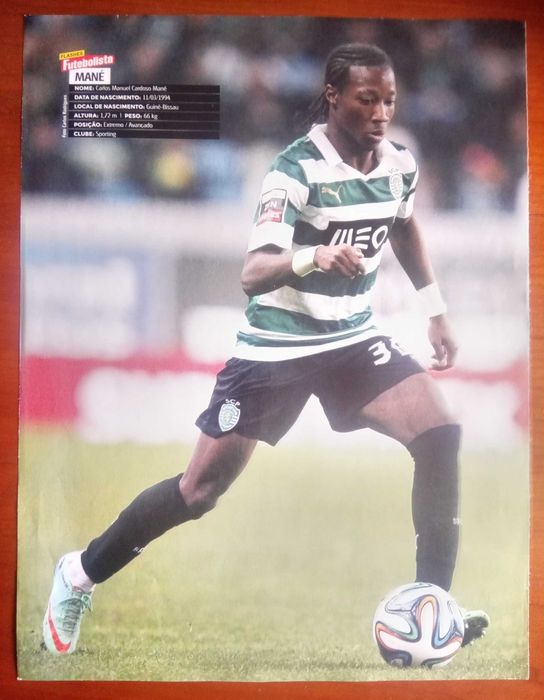 Poster do jogador Luisão jogador do Benfica