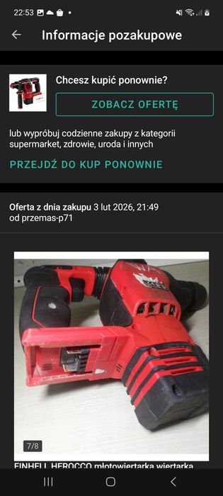 Narzędzia akumulatorowe einhell i inne
