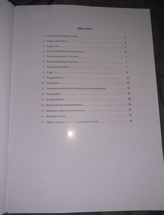 Tablice maturalne z matematyki