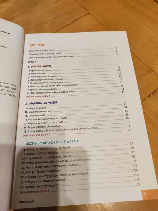 Podręcznik chemia