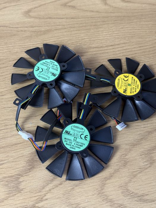 Вентилятор ASUS STRIX T129215SU RX470/570/580/GTX1050Ti/1070/1080