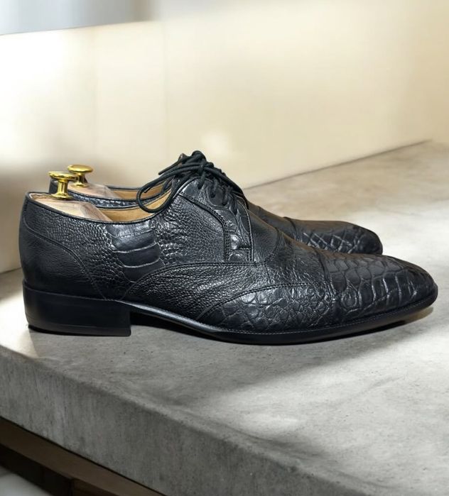 Крокодила шкура туфли 43+