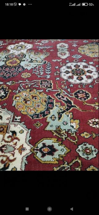 Продам ковёр производство СССР 3 x 4. Шерсть плотный ворс высокий.