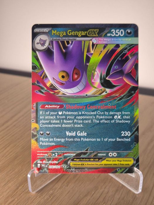 Karta Pokemon TCG: Mega Gengar ex (PFL 056)