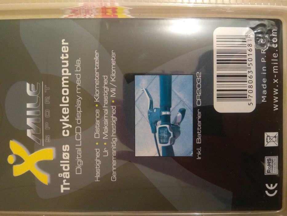 Вело компьютер беспроводной 8 функций X mile sport