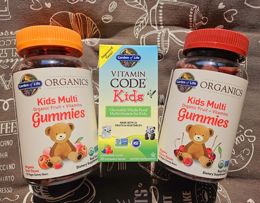 Garden of Life дитячі мульти вітаміни для дітей vitamin code kids