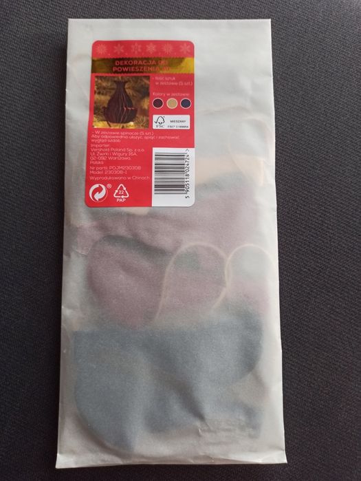 Dekoracja do powieszenia 3d