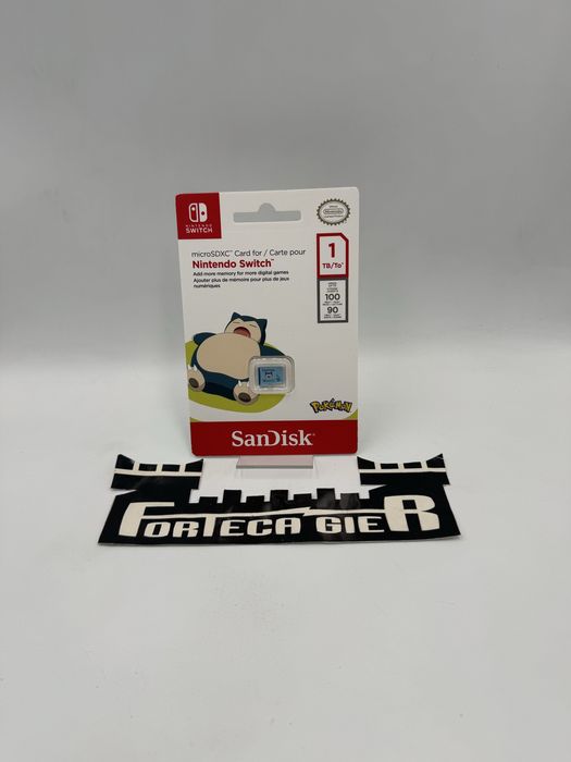Nowa Karta Pamieci SanDisk microSDXC 1Tb Pokemon Switch Gwarancja