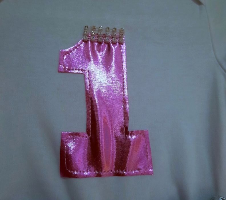 Piękny komplecik na Roczek fuksja