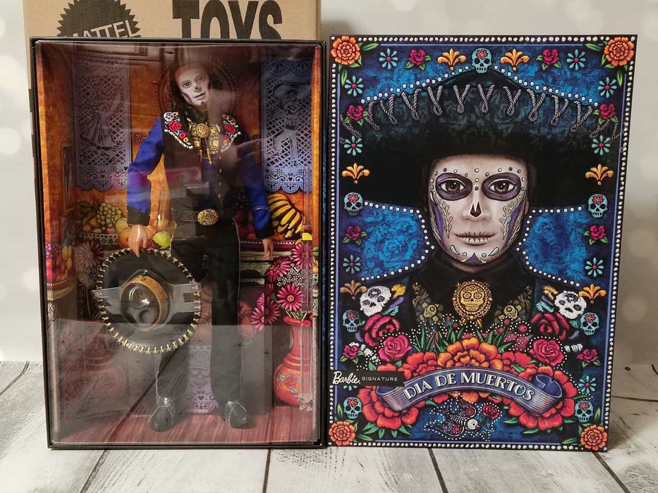 Lalka kolekcjonerska Barbie Ken Dia De Muertos Mattel