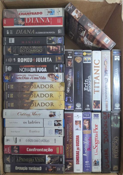 Lote Vhs 7 - Ver lista Abaixo - PROMOÇÂO 1 €