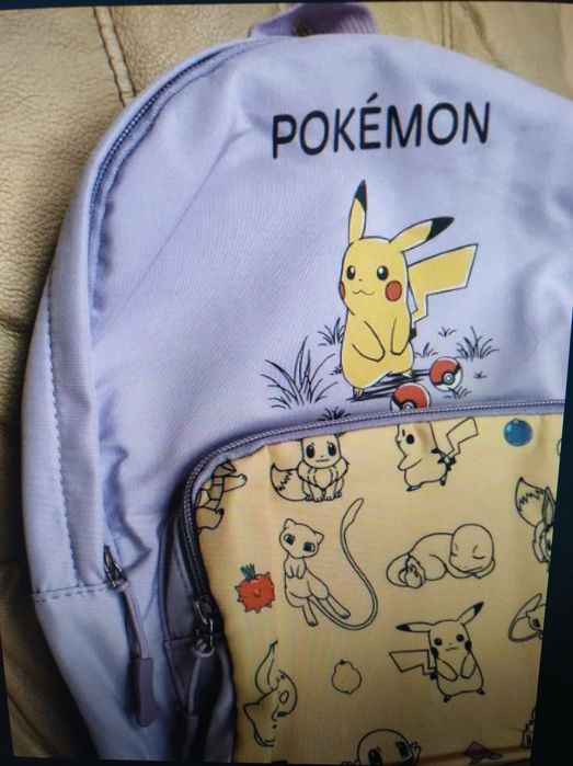 Nowy Plecak Pokemon Pikachu dziewczynka