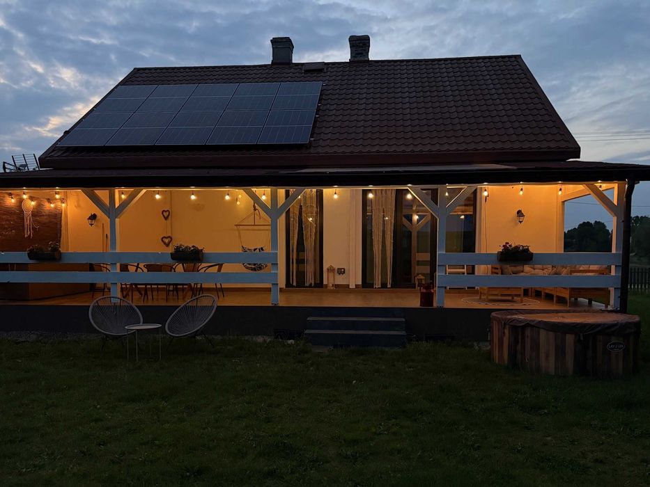 Zadupie/ Domek na wynajem / jacuzzi/basen/ kominek//taras/Podlasie