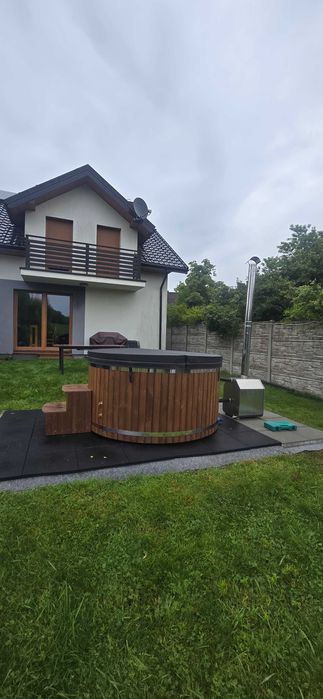 Balia ogrodowa gorąca beczka jacuzzi hydromasaż aeromasaż grzałka 3KW