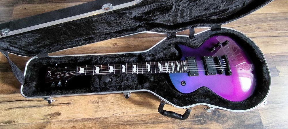 ESP LTD EC-1000 Violet Andromeda | Les Paul | twardy case